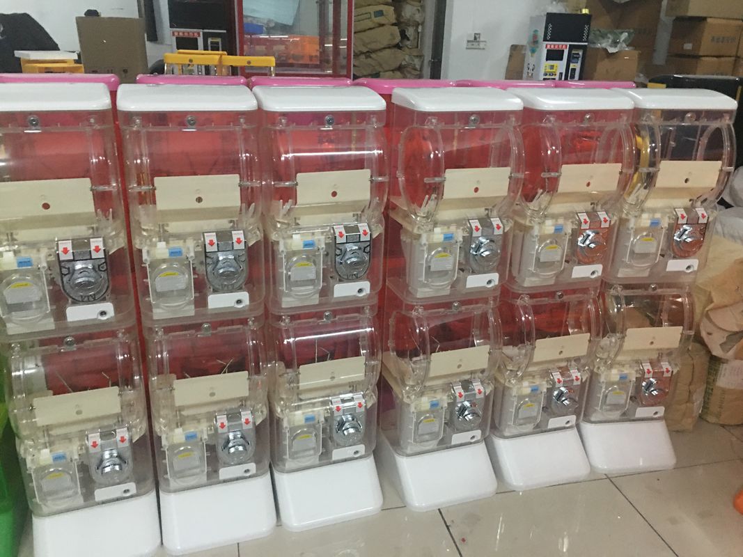 New  Europe's Most Popular Children's Toy/ball/capsule Vending Machine Mini Double Layer Transparent Capsule Machine Coin-operat