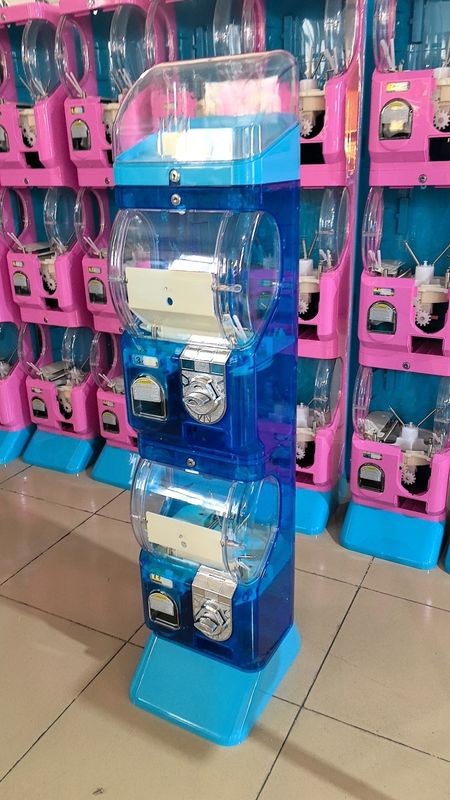 New  Europe's Most Popular Children's Toy/ball/capsule Vending Machine Mini Double Layer Transparent Capsule Machine Coin-operat