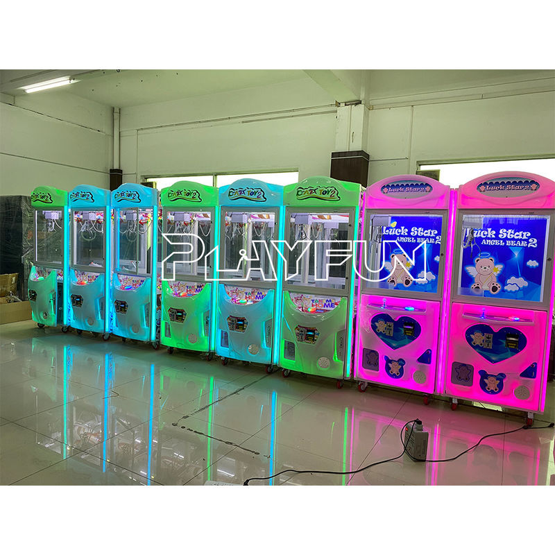 Crazy Toy 2 Gifts Catch Dolls  Machine Claw Crane Plush Toy Doll Claw Toy Arcade Games  Machine