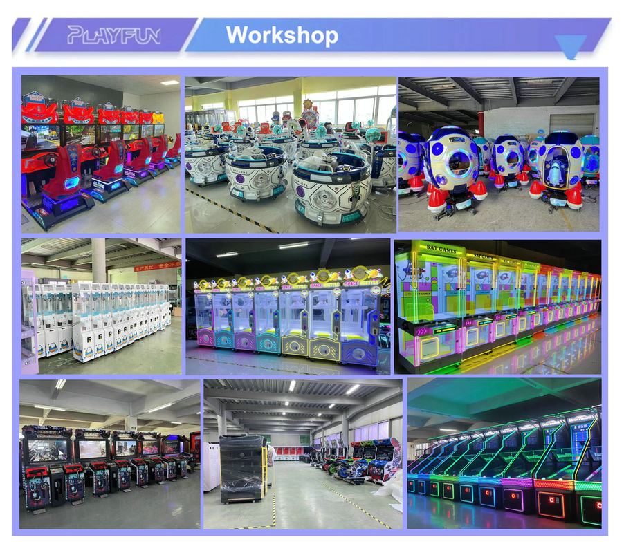 Playfun Coin Operated Toys Candy World Mini Claw Game Machine with Cash Bill Acceptor accept Customize
