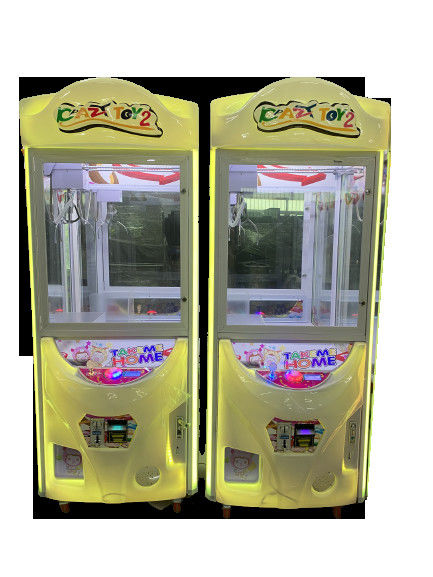 Playfun amusement park  Coin operated crazy toy 2 crane claw vending gift machine game