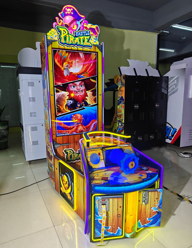 Coin Operated Games for Game Centers High-Performance Pirate Castle Ticket Redemption Arcade Machines