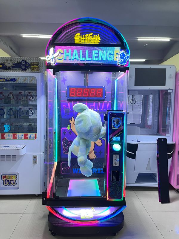 Cut Fun Challenge The 7-second Timer Prize Gift Coin Operated Redemption Lottery Winner Game Machine