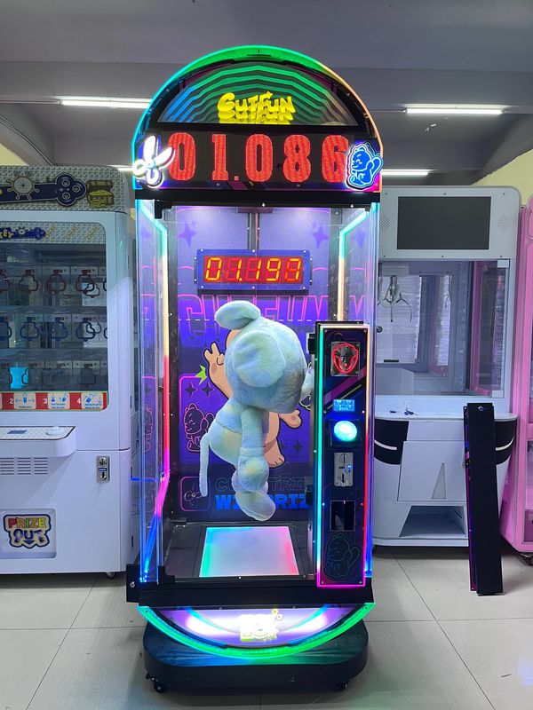 Cut Fun Challenge The 7-second Timer Prize Gift Coin Operated Redemption Lottery Winner Game Machine