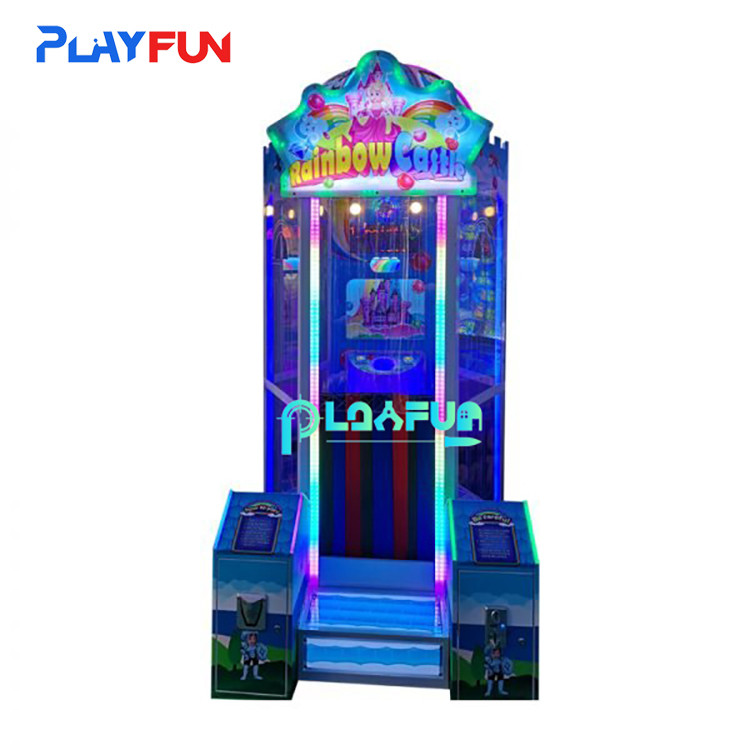 Rainbow Family Fun Game Machine Ball Drop Kids Game Machine